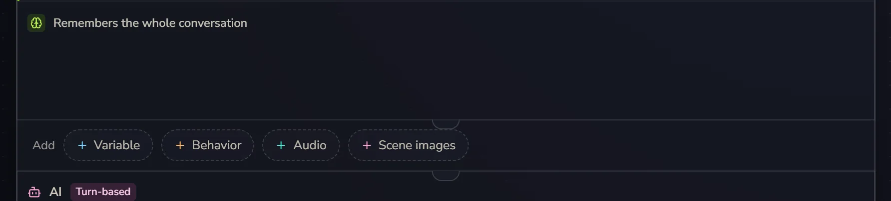 The Add row